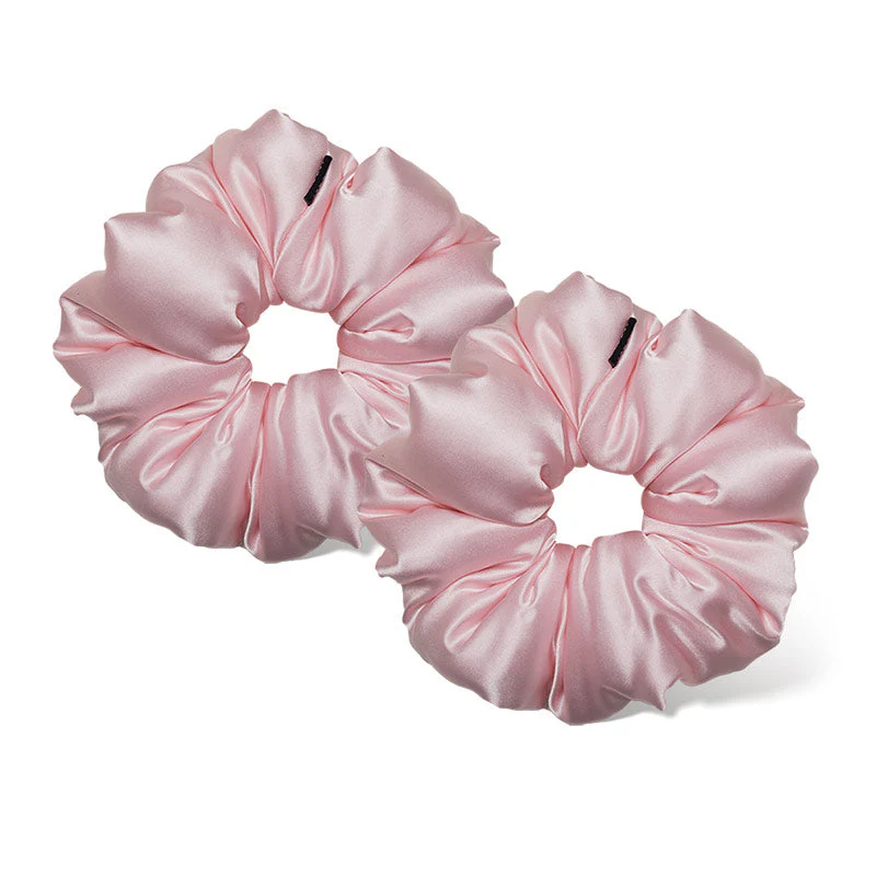 Petal Pink Padded Scrunchie - Image 4