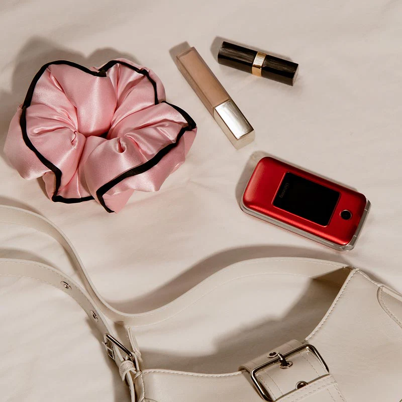 Sleep and the City - Pink Padded Scrunchie - Image 3