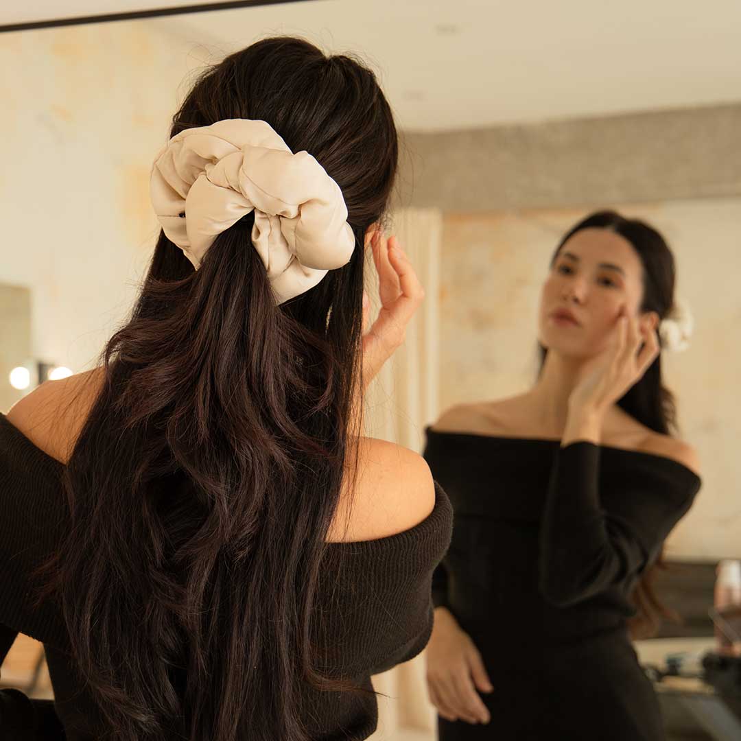 Dusty Gold - Padded Scrunchie - Image 3