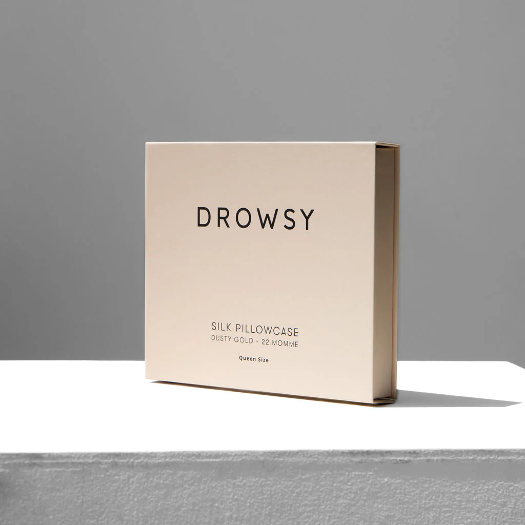 Dusty Gold Silk Pillowcase - Image 6