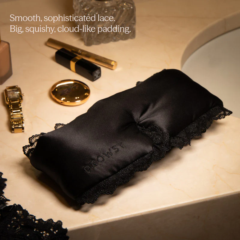 Paris Love Story - Black Jade Sleep Mask + Pouch - Image 7
