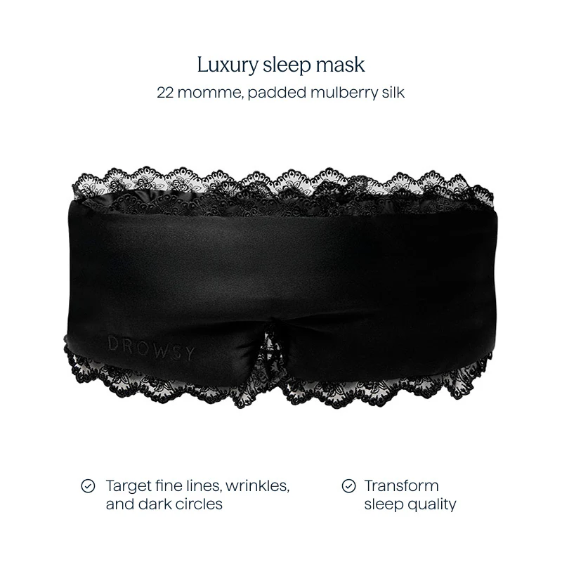 Paris Love Story - Black Jade Sleep Mask + Pouch - Image 9