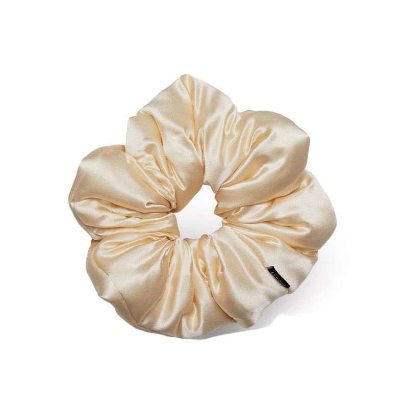 Champagne Gold Padded Scrunchie - Image 3