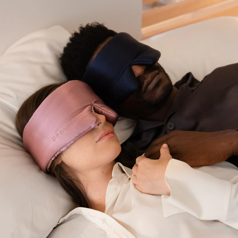 2-Pack Sleep Masks | Midnight Blue + Damask Rose - Image 3