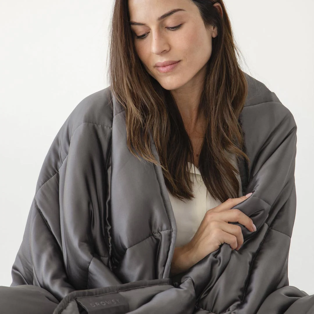 Moonlight Shadow Silk Weighted Blanket - Image 2