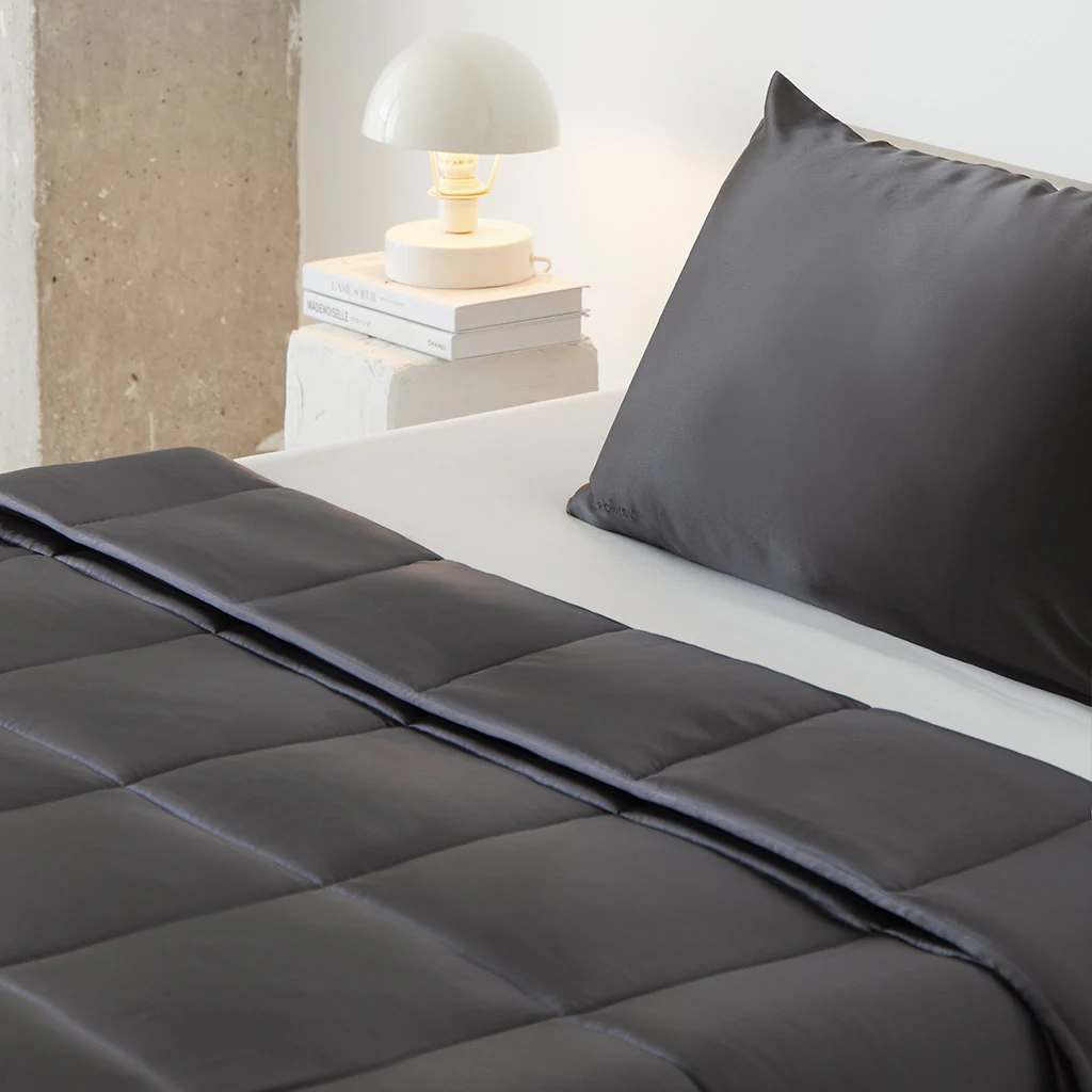 Moonlight Shadow Silk Weighted Blanket - Image 8