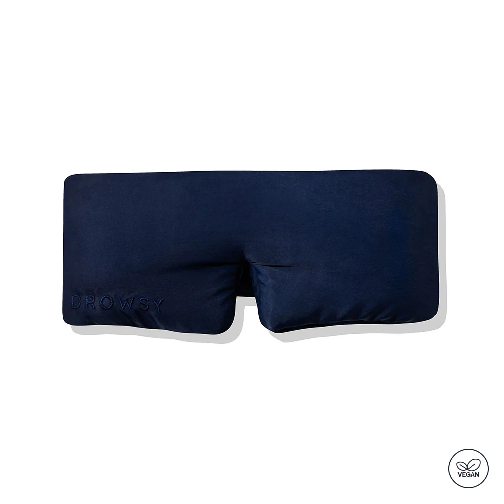 Midnight Blue - Vegan Silk Sleep Mask - Image 5